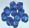 10 21x13mm Acrylic Sapphire Triangle Nuggets